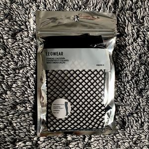 Thigh high fishnet socks